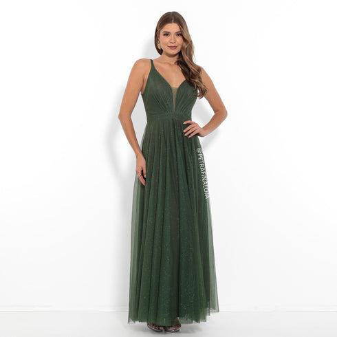 Vestido de alcinha PETRA FINA VERDE OLIVA P